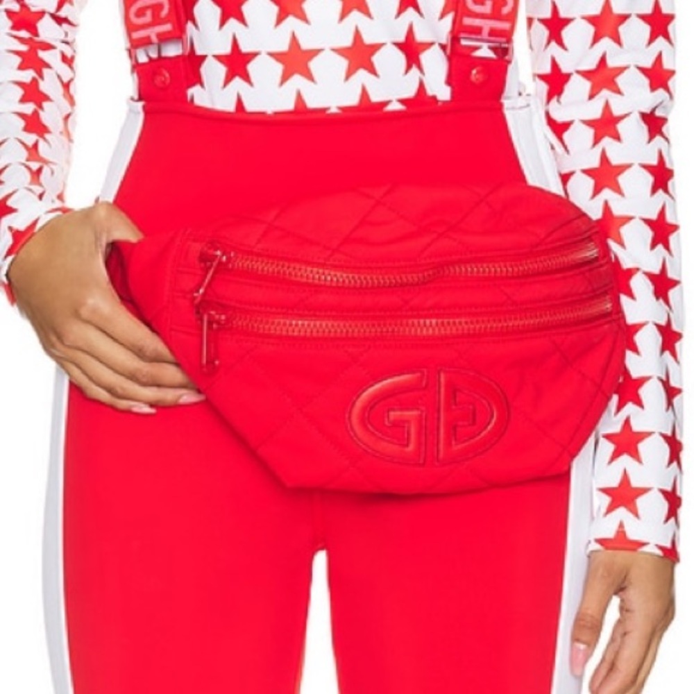 Goldbergh Red Bags with Bold Design